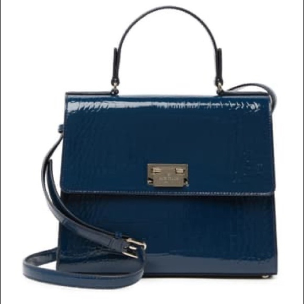 KATE SPADE DORIS CROC EMBOSSED CROSSBODY BAG